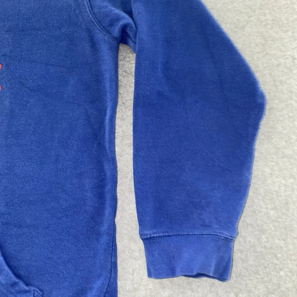 NFL Team Apparel Hoodie Youth XL Blue New York Giants Football Pullover 2000s‎